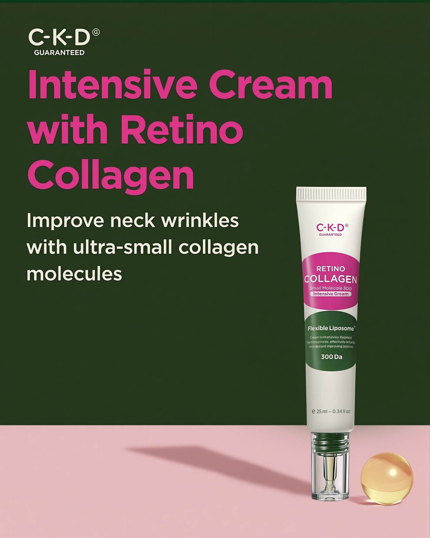 CKD Retinal Collagen Intensive Cream — Reduce Fine Lines, Brighten Dark Spots & Deep Hydration