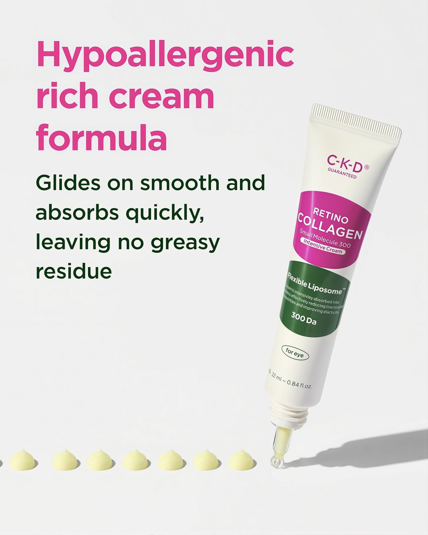 CKD Retinal Collagen Intensive Cream — Reduce Fine Lines, Brighten Dark Spots & Deep Hydration