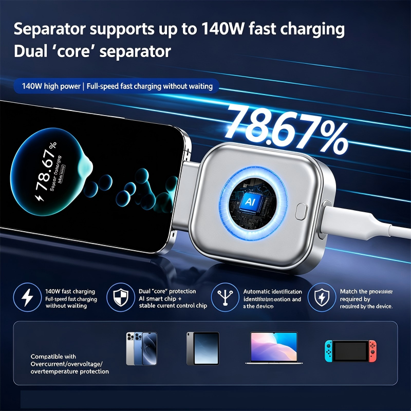 PhoneGuard™ 140W Smart Auto Disconnect Charger