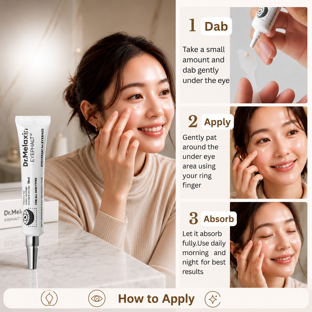 Dr. Melaxin Eyephalt™ Eye Bag Cream